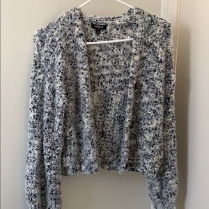 Cropped winter sweater